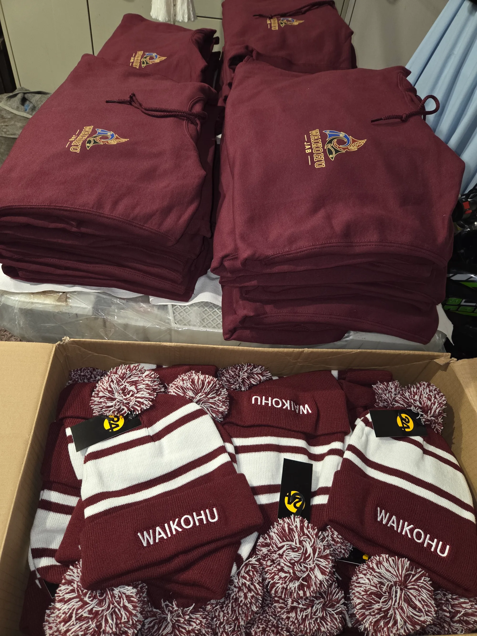 Custom design, printed & embroidered merch