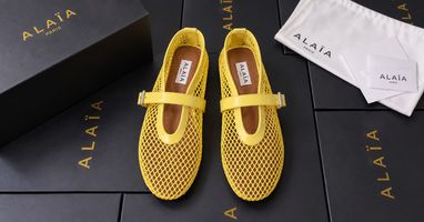 Where Do Alaïa Fishnet Ballerina Flats Work Best in a Wardrobe?