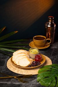 Chicken liver pâté with French baguette, cranberry jam, and dried cranberries served as a European-style all-day brunch at Lašė Lašė specialty coffee café in Ari, Bangkok.