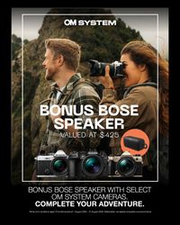 OM System - Bonus Bose Speaker